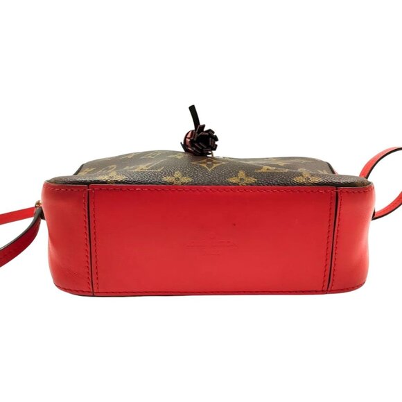 303855BG (X6) Louis Vuitton Crossbody Bag Saintonge Coklico Brown Monogram - Picture 5 of 13